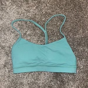 Blue lululemon sports bra. Size 4